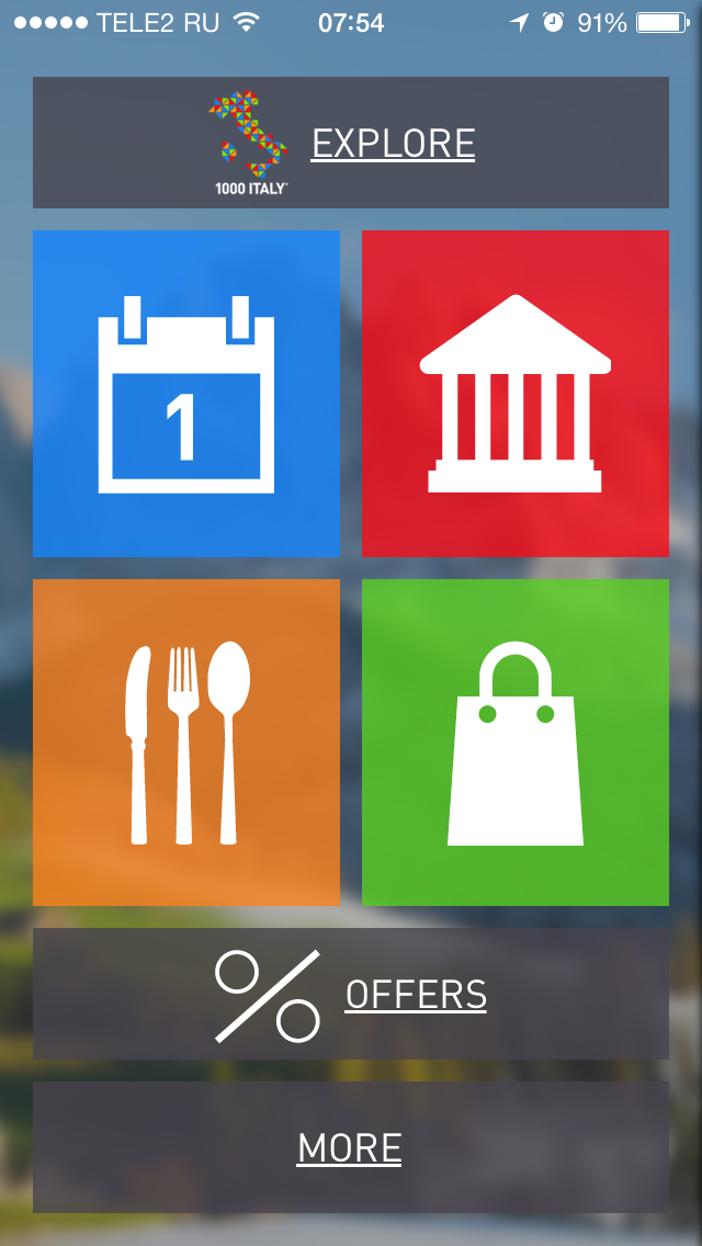 Go to Italy with your new super guide 1000 Italy 1000 Italy Eng menu photo