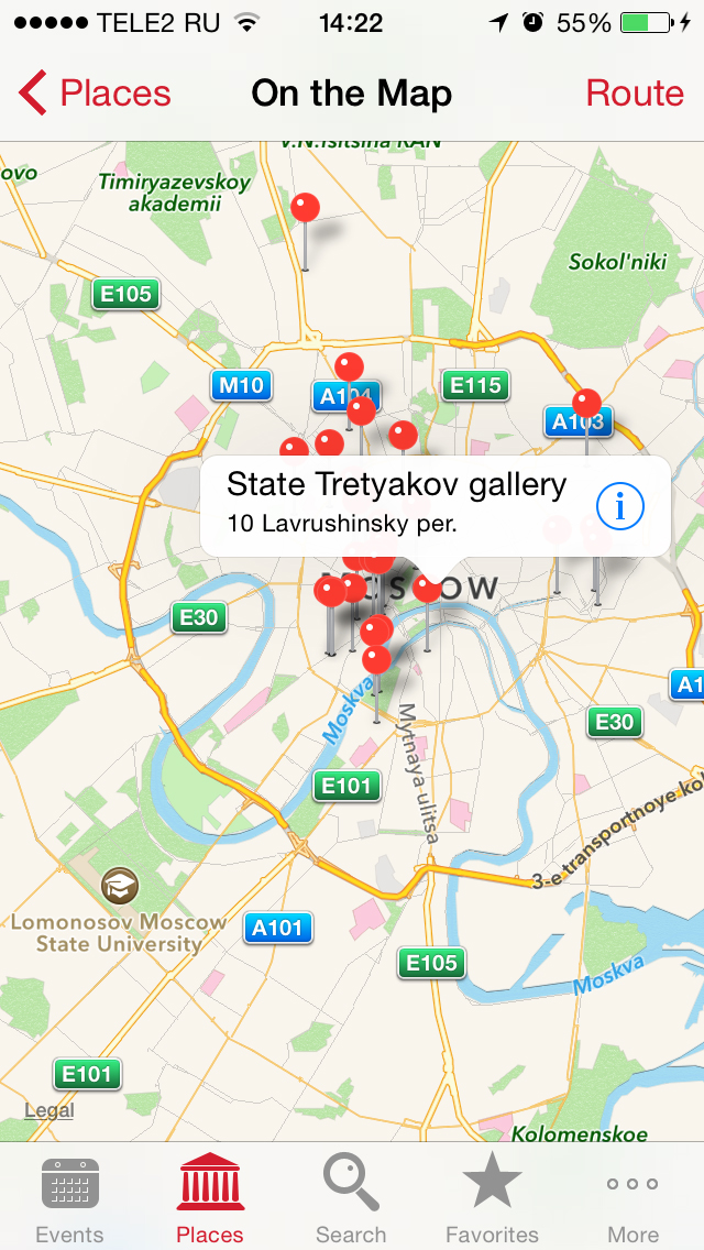 ArtGuide your best guide to the art life in Moscow and Saint Petersburg ArtGuideEng map photo