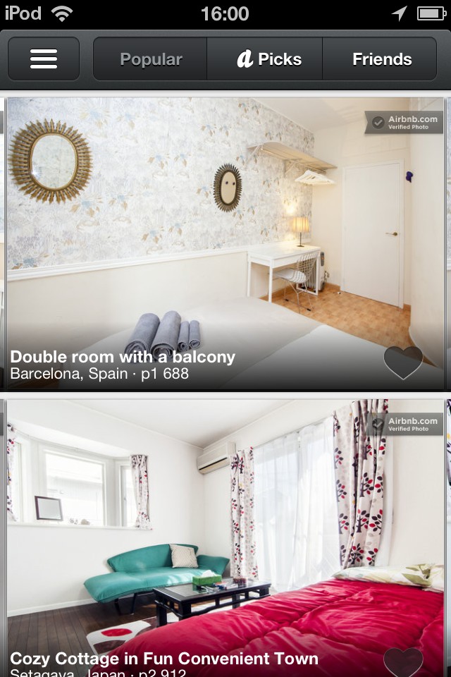 Airbnb — search for housing around the world airbnb popular2 photo