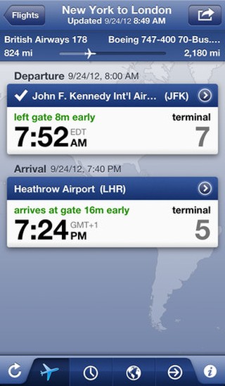 On board with FlightBoard flightboard new york to london photo