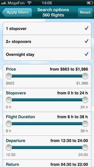 JetRadar: The easiest way to find the cheapest plane tickets jetradar search options photo