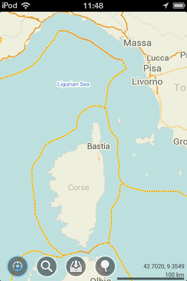 MapsWithMe Pro whole world in one app mapswithme corsica map photo