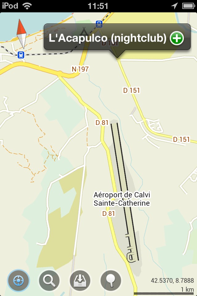 MapsWithMe Pro whole world in one app mapswithme lacapulco photo