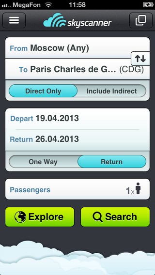 Scan the sky with Skyscanner! skyscanner flight photo