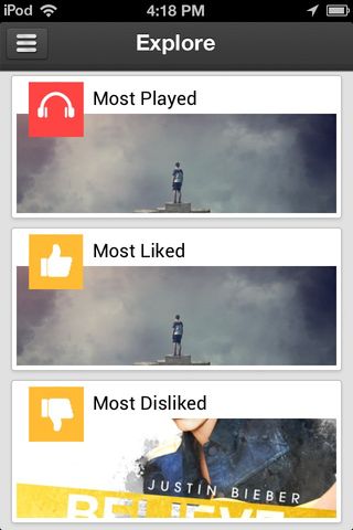 Soundwave — find out what the world is listening to! soundwave explore photo