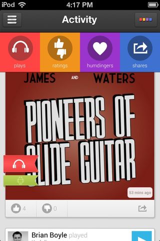 Soundwave — find out what the world is listening to! soundwave filter photo