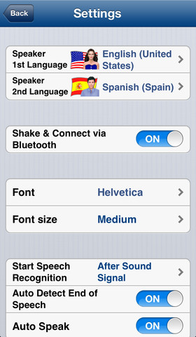 Make your trip sound with Travel Voice Translator travel voice translator settings photo