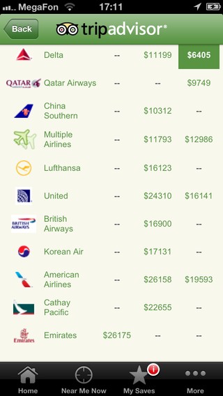 A trip of your dream with TripAdvisor tripadvisor flight results photo