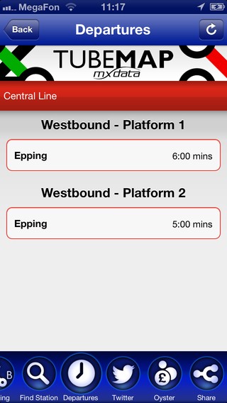 Metro in a step with Tube Map London tubemap departures epping photo